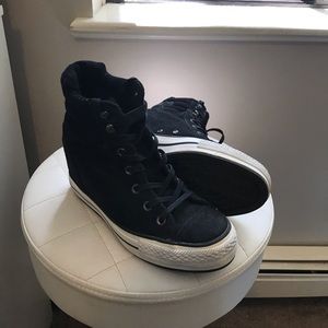 Black High Top Converse Shoes